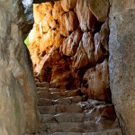 Entrance to the cistern via 99 'secret' steps.