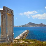 Temple of Apollo with Paros in the background