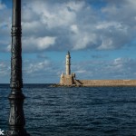 Looking across the harbour from Chania old town